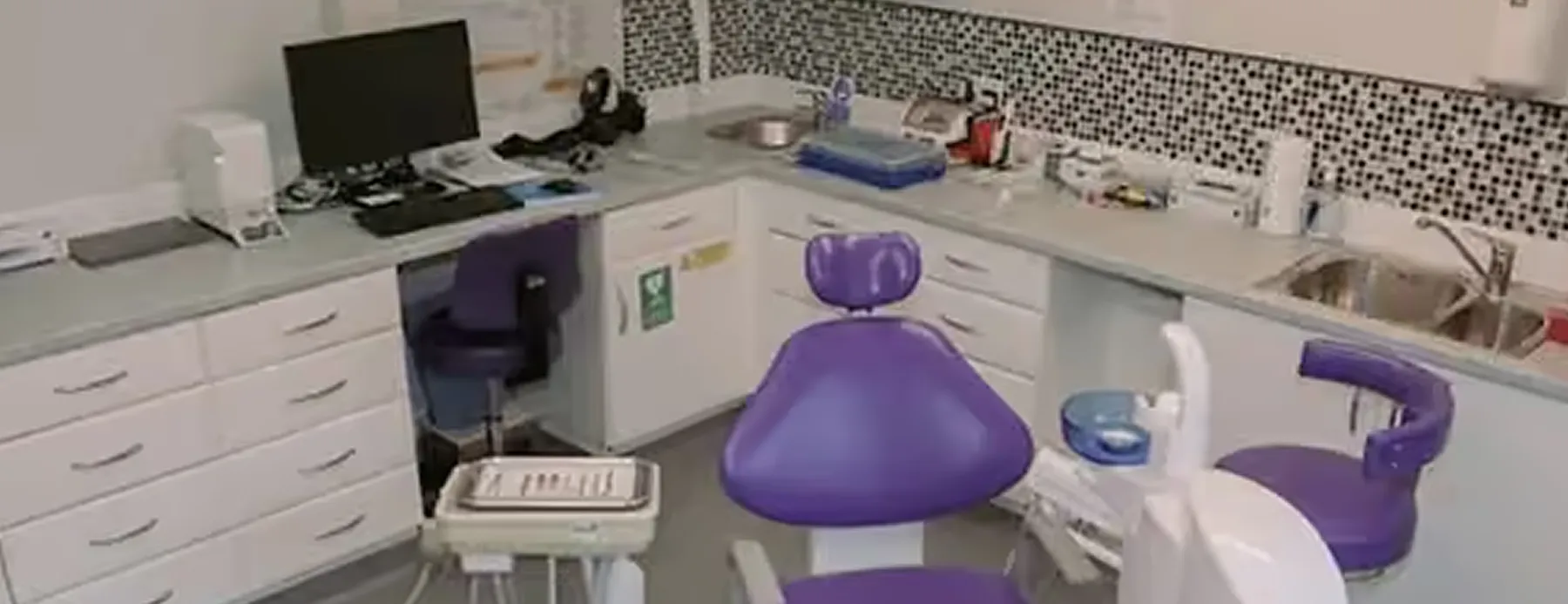 Treatment room at Clifton Dental Practice in Newtown
